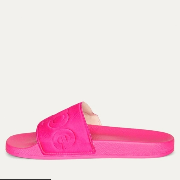 NEW SUPERGA AUS 9 Satin Slides fuschia pink - Picture 5 of 9